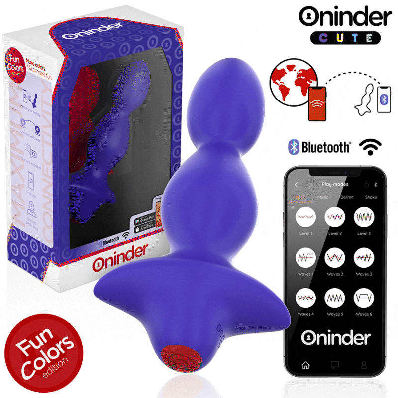 Oninder Love Butt Vibrierender Analplug-dilatator - Kostenlose