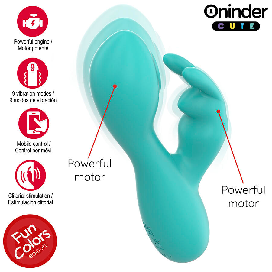 Oninder Love Bunny G-spot Klitoralvibrator - Kostenlose