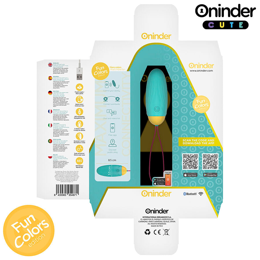 Oninder Vibrierendes Liebes- und Vergnügens-ei – Rotierende