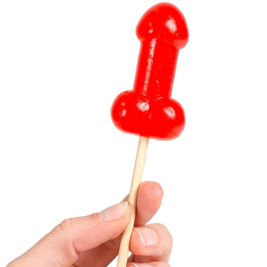 SECRETPLAY - CHERRY CANDY PENIS LOLLIPOP MIT WÜRZIGEM HITZEEFFEKT