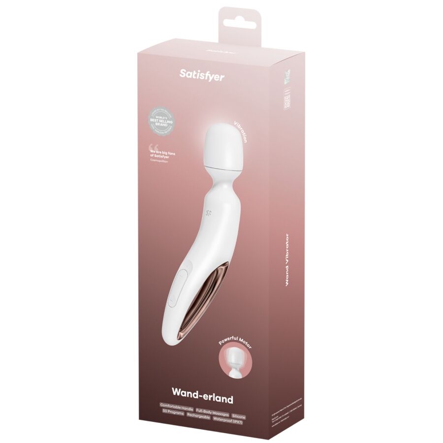 Satisfyer Wand Erland Vibrierendes Massager Weiss