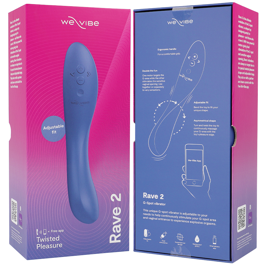 We-Vibe Vibe - Rave 2 G-spot Vibrator Blau
