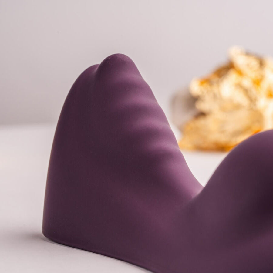 Rocks-Off Ruby Glow – Aufsitz-Vibrator, freihändig – lila