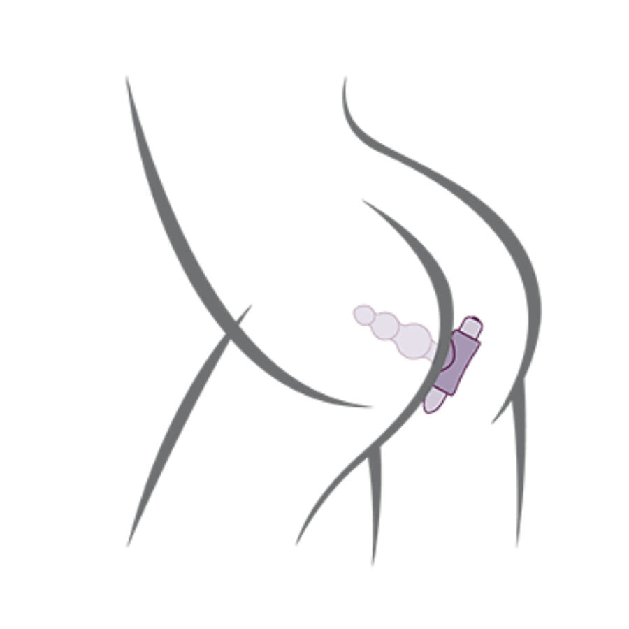 Rocks-Off Petite Sensations Bubbles – Analplug-Vibrator für Anfänger