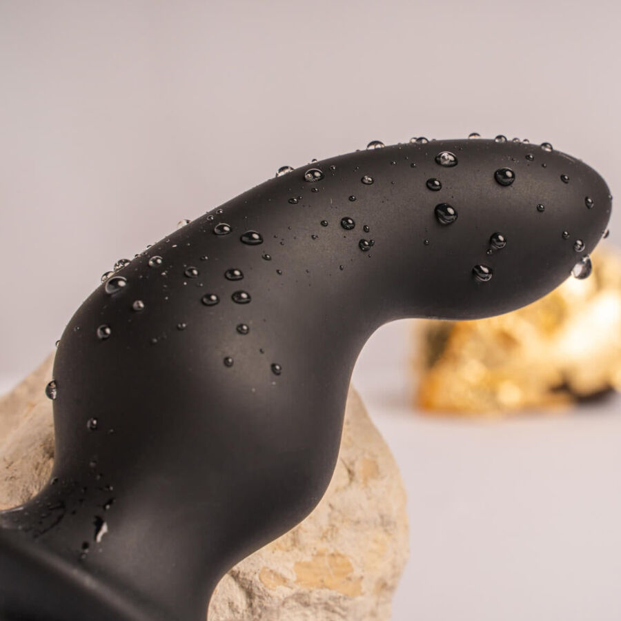 Rocks-Off Ro-Zen Pro – Analplug mit vibrierendem Penisring, schwarz
