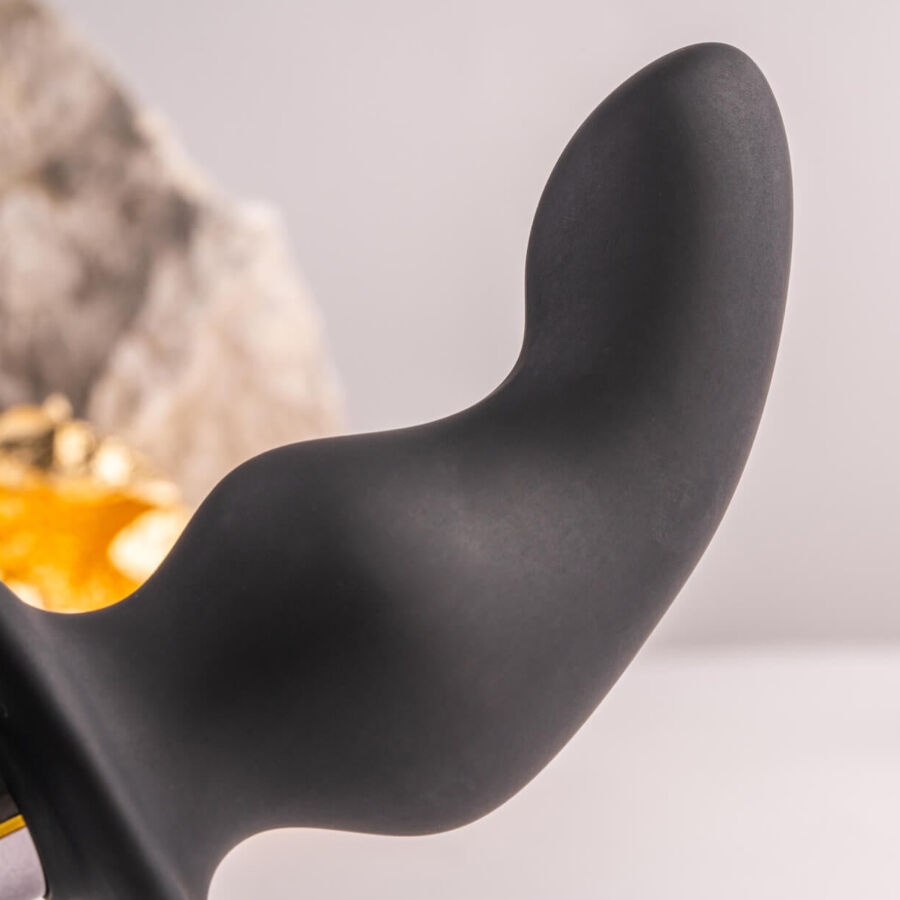 Rocks-Off Ro-Zen Pro – Analplug mit vibrierendem Penisring, schwarz