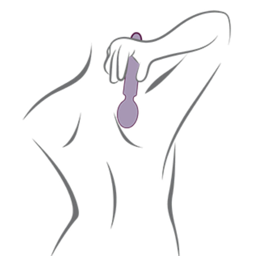Rocks-Off Oriel – Massagestab-Vibrator, flexibler Kopf – pink