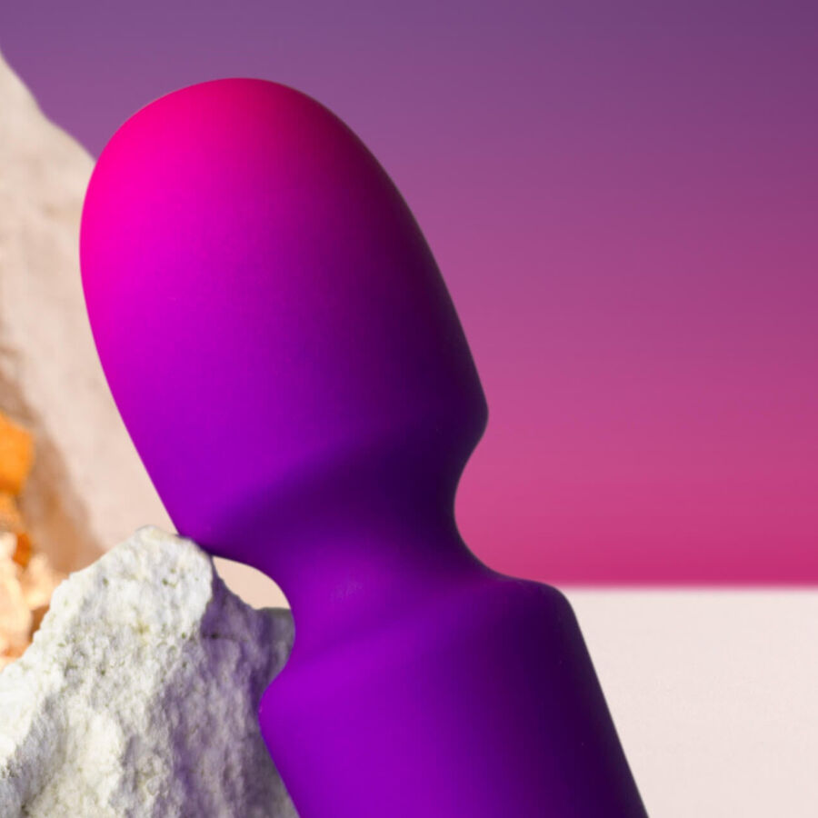 Rocks-Off Glo-Girl Wand Mini – Kompakter Stabvibrator – lila
