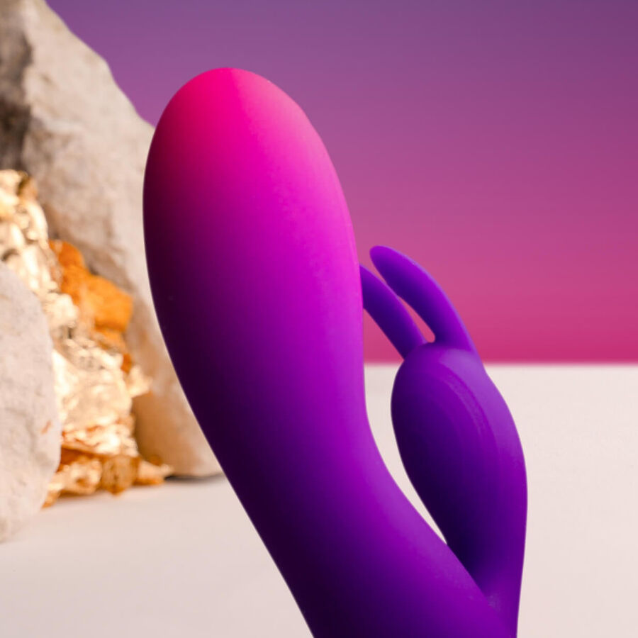 Rocks-Off Glo-Girl Rabbit – Rabbit-Vibrator mit 2 Motoren – lila