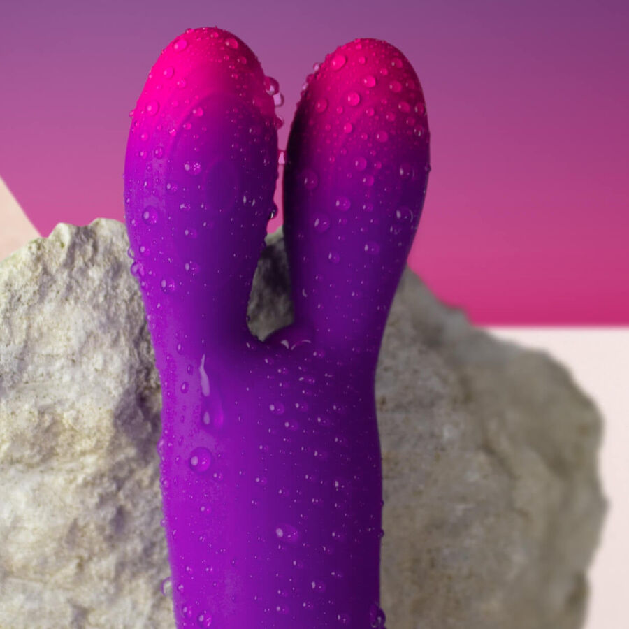 Rocks-Off Glo-Girl Bunny – Flexibler Rabbit-Vibrator – lila