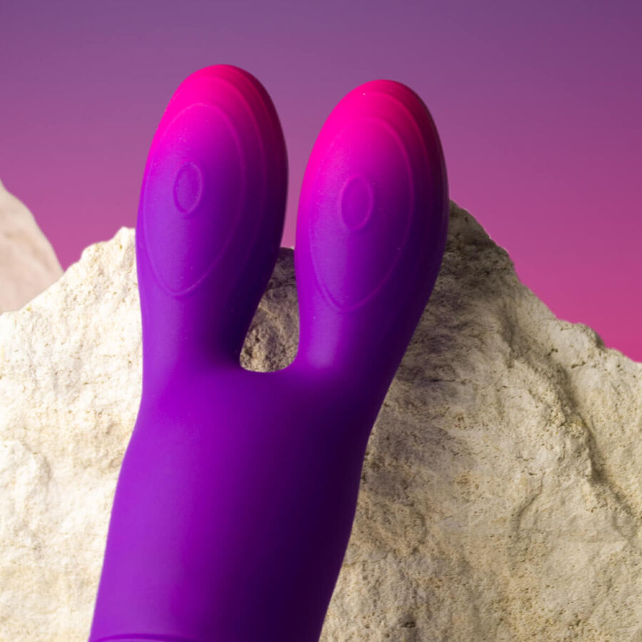 Rocks-Off Glo-Girl Bunny – Flexibler Rabbit-Vibrator – lila