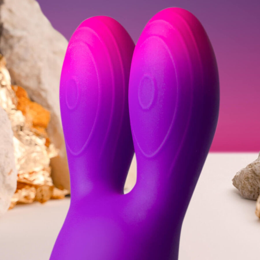 Rocks-Off Glo-Girl Bunny – Flexibler Rabbit-Vibrator – lila