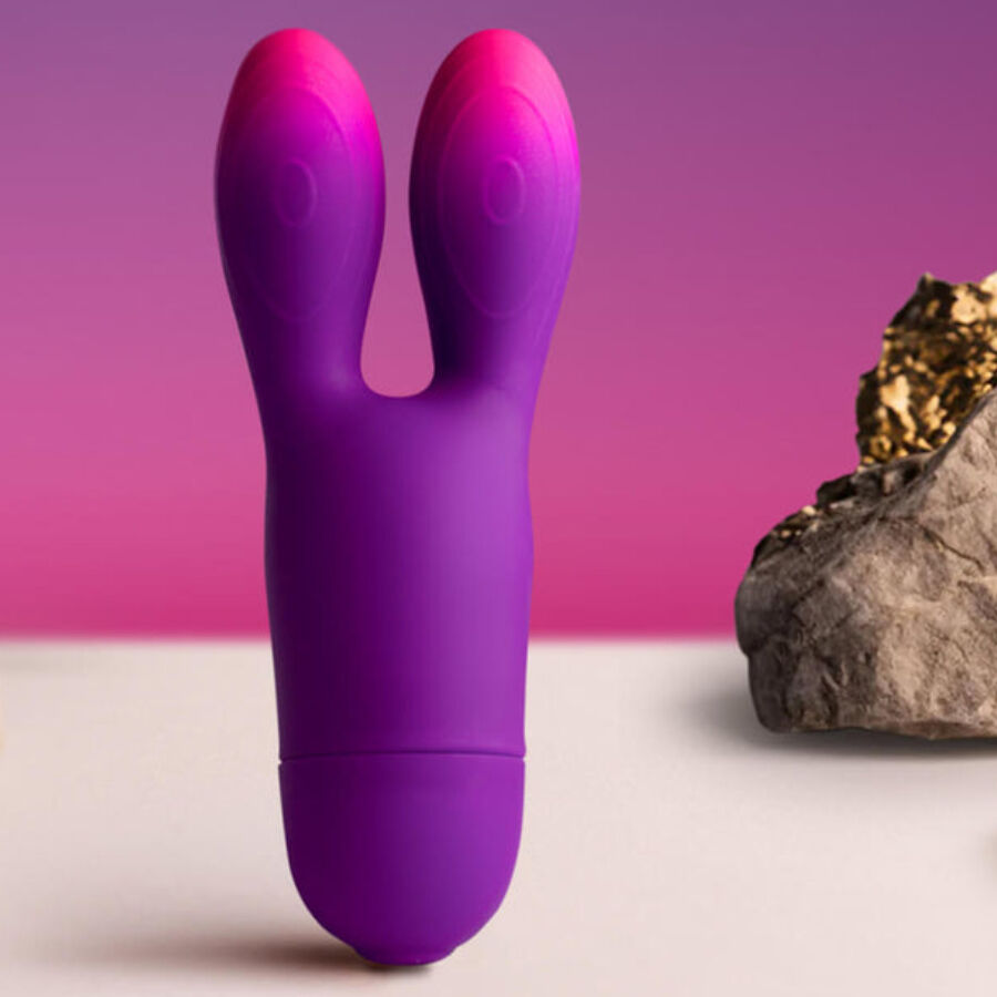 Rocks-Off Glo-Girl Bunny – Flexibler Rabbit-Vibrator – lila