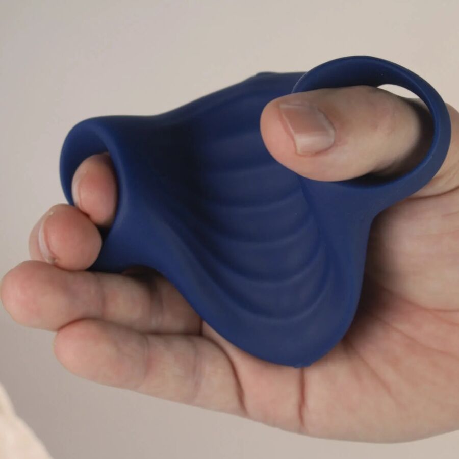 Rocks-Off Palm – Flexibler Vibrator-Masturbator, blau