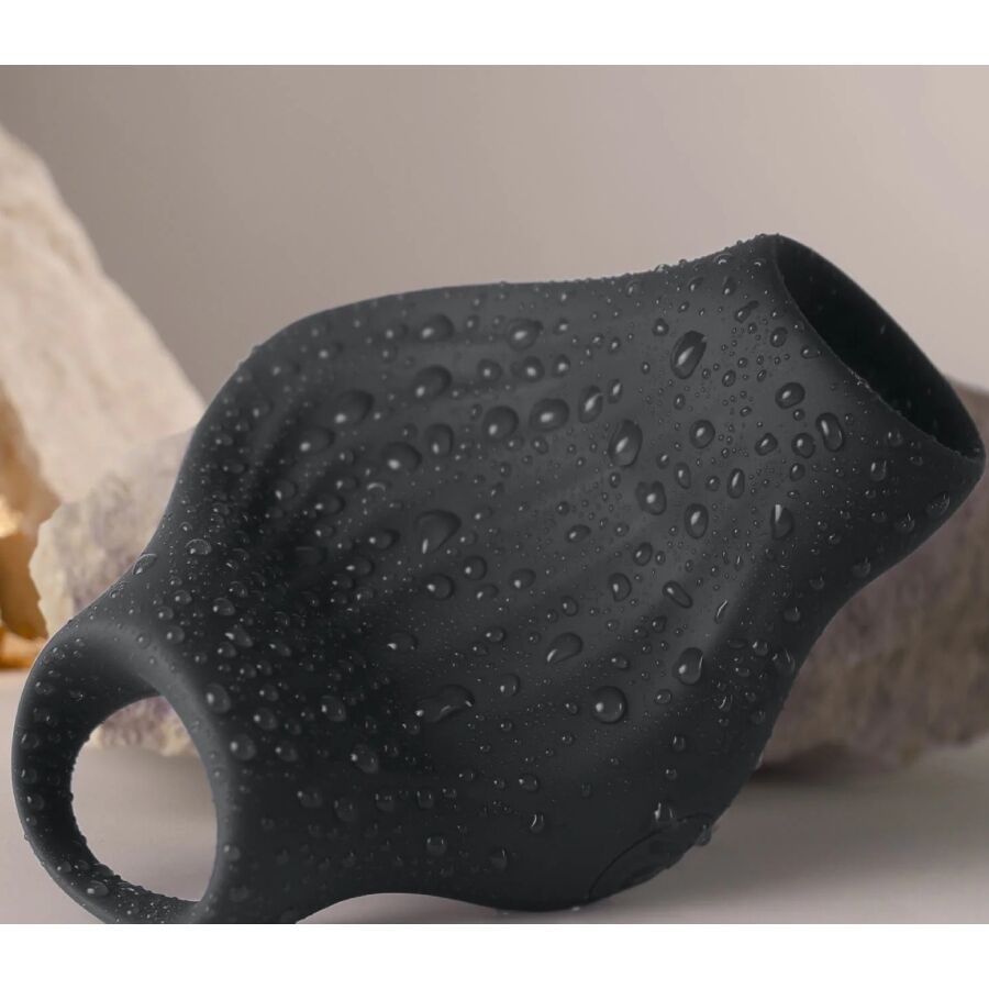 Rocks-Off Palm – Flexibler Vibrator-Masturbator, schwarz