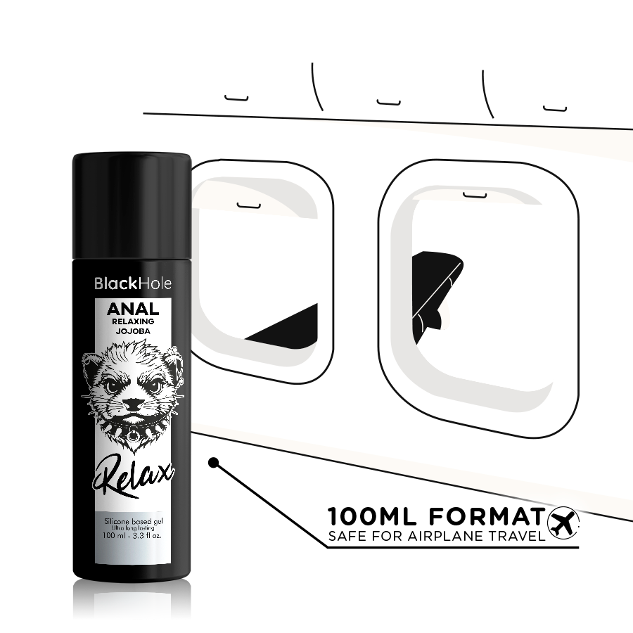 Black Anal Entspannende Jojoba Relax Silikonbasis 100 ml