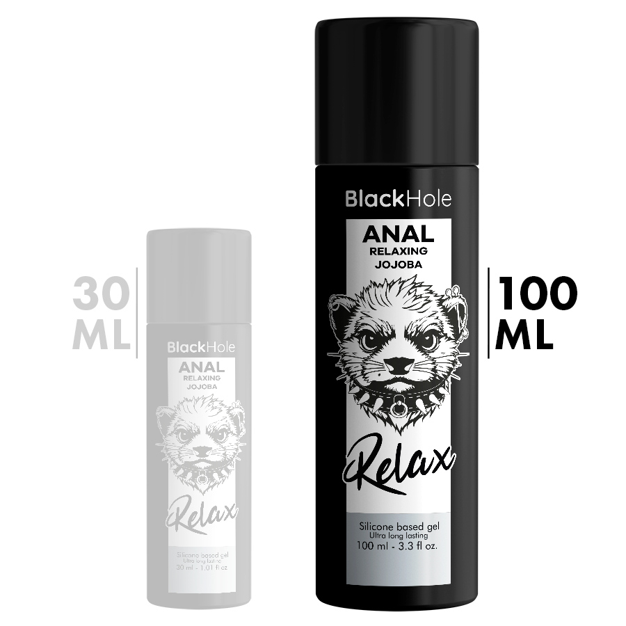 Black Anal Entspannende Jojoba Relax Silikonbasis 100 ml