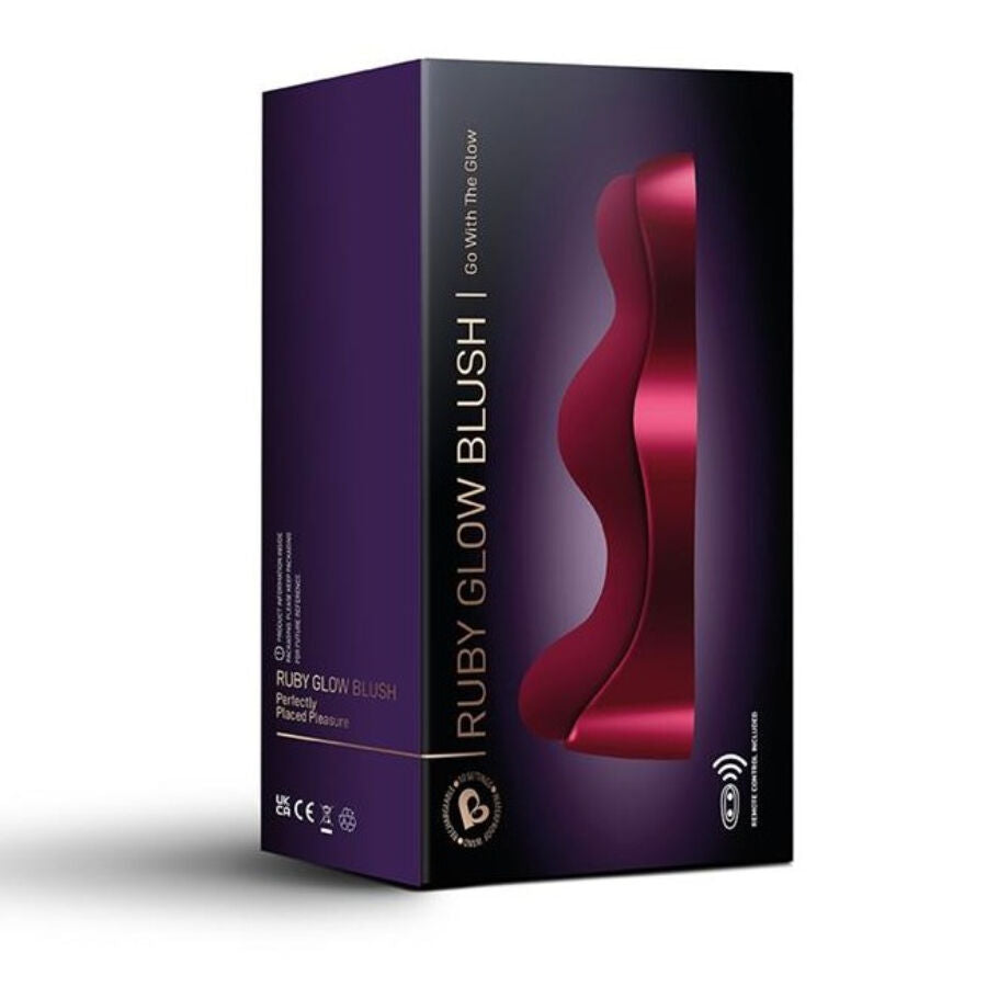 Rocks-Off Ruby Glow Blush – G-Punkt-Vibrator, 2-in-1 – rot
