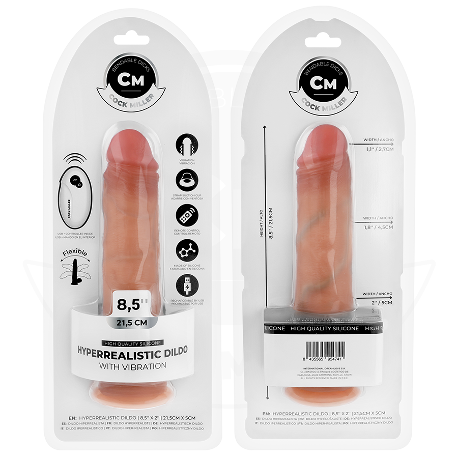 Cock Realistischer Dildo mit Saugnäpfen und Vibration mit