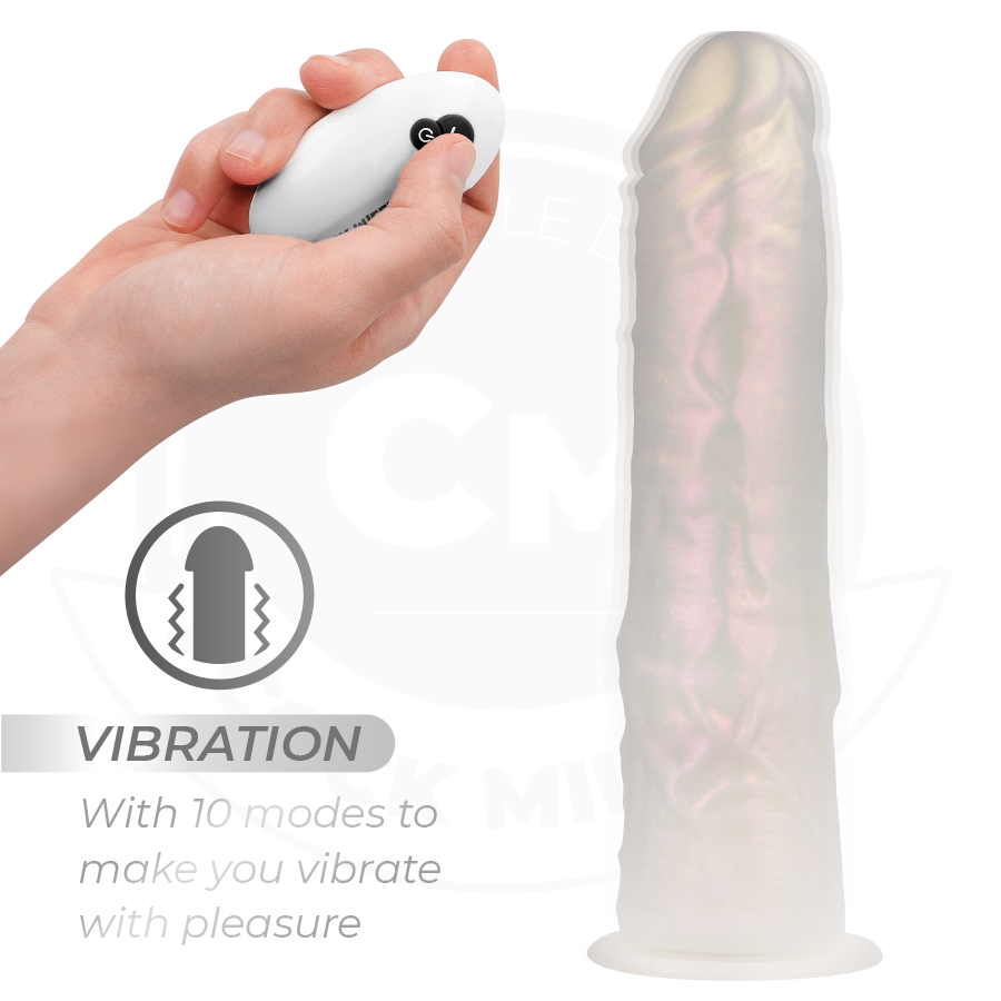 Cock Dildo mit Saugnäpfen, Lichtern und Vibration mit
