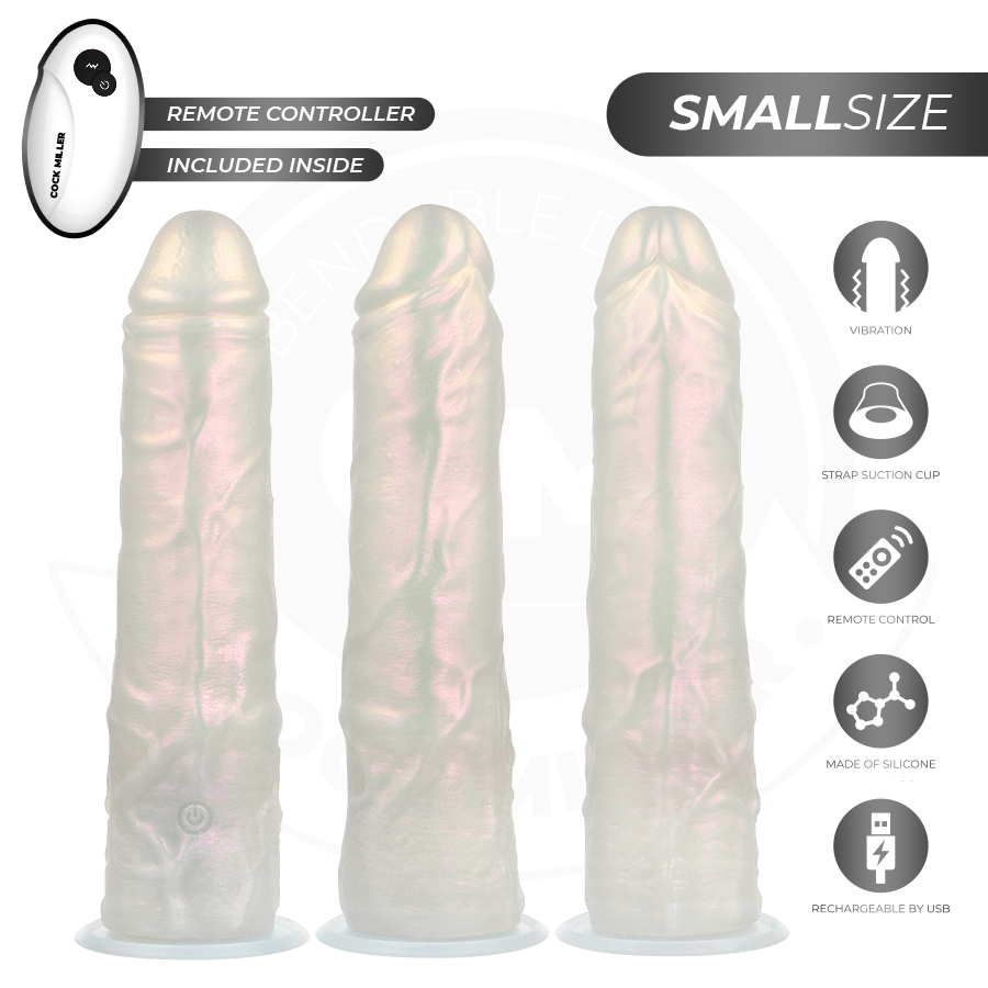 Cock Dildo mit Saugnäpfen, Lichtern und Vibration mit