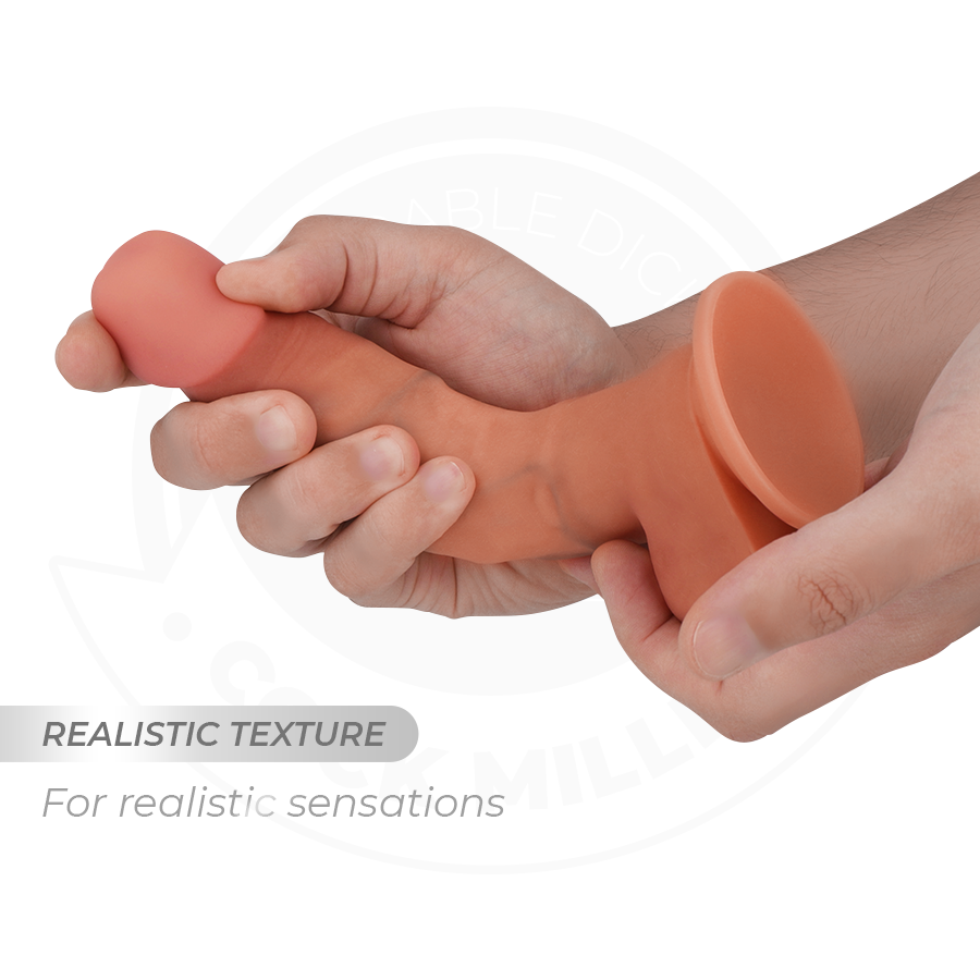 Cock Hyperrealistischer, Artikulierbarer Dildo 17,8 cm