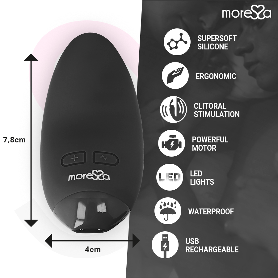 Moressa – Blossom Schwarzer Vibrator