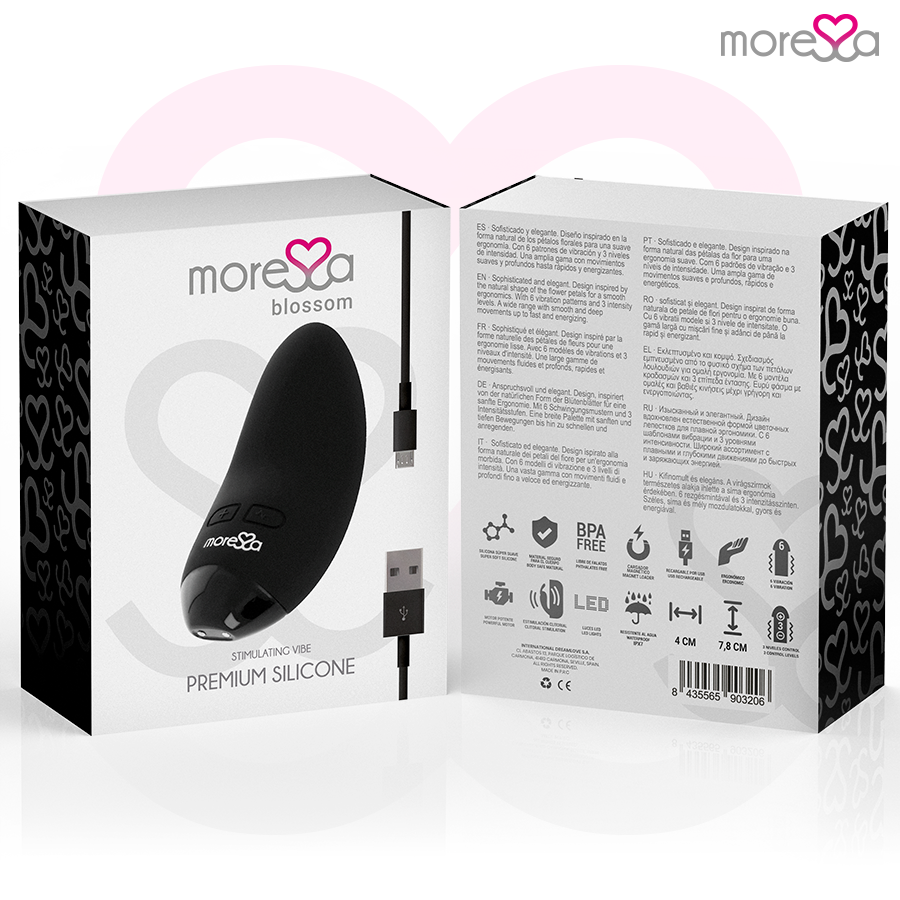 Moressa – Blossom Schwarzer Vibrator