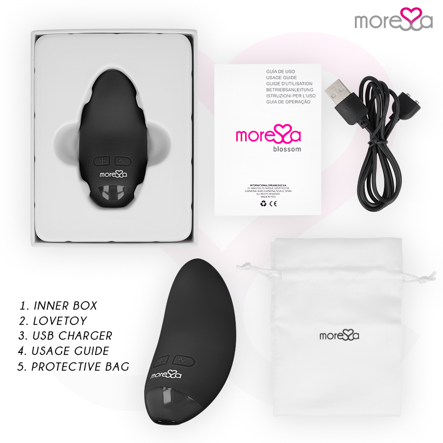 Moressa – Blossom Schwarzer Vibrator