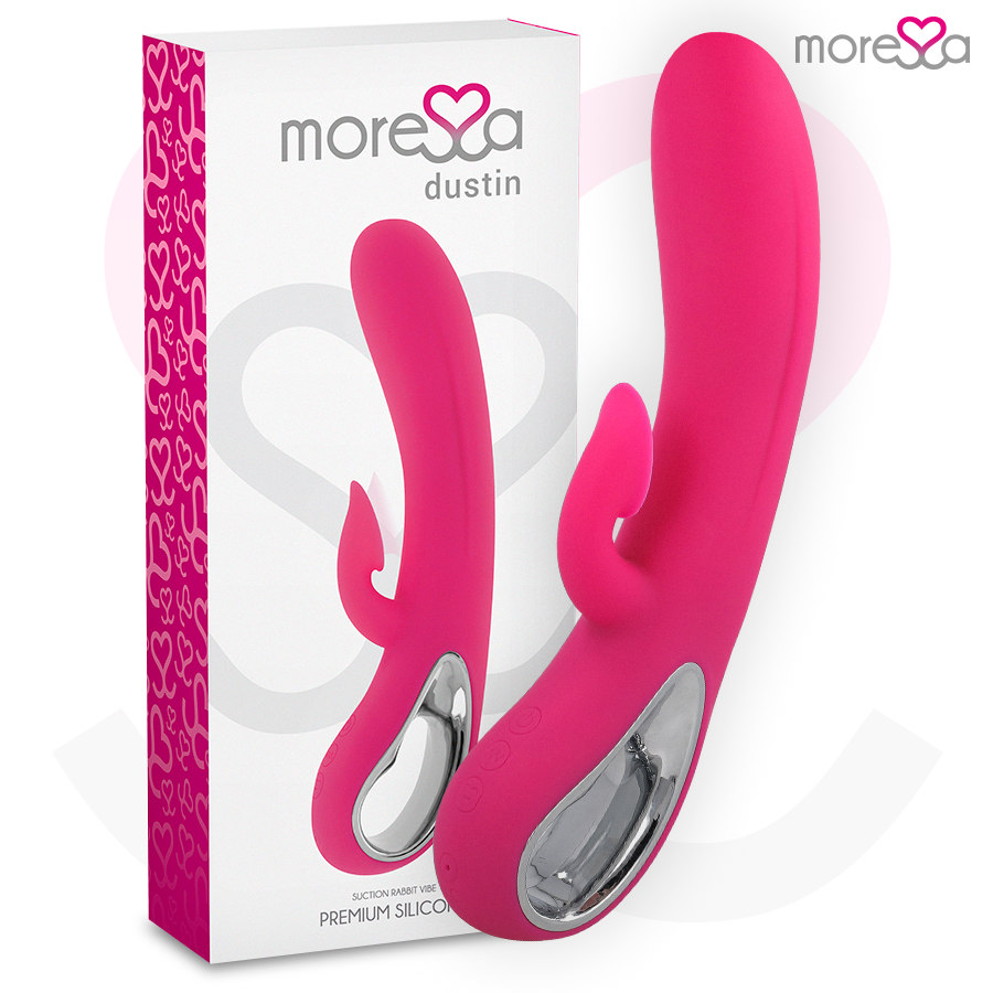 Moressa Dustin Klitoris-saug- und Kraftvolle Vibration, Premium-sil...