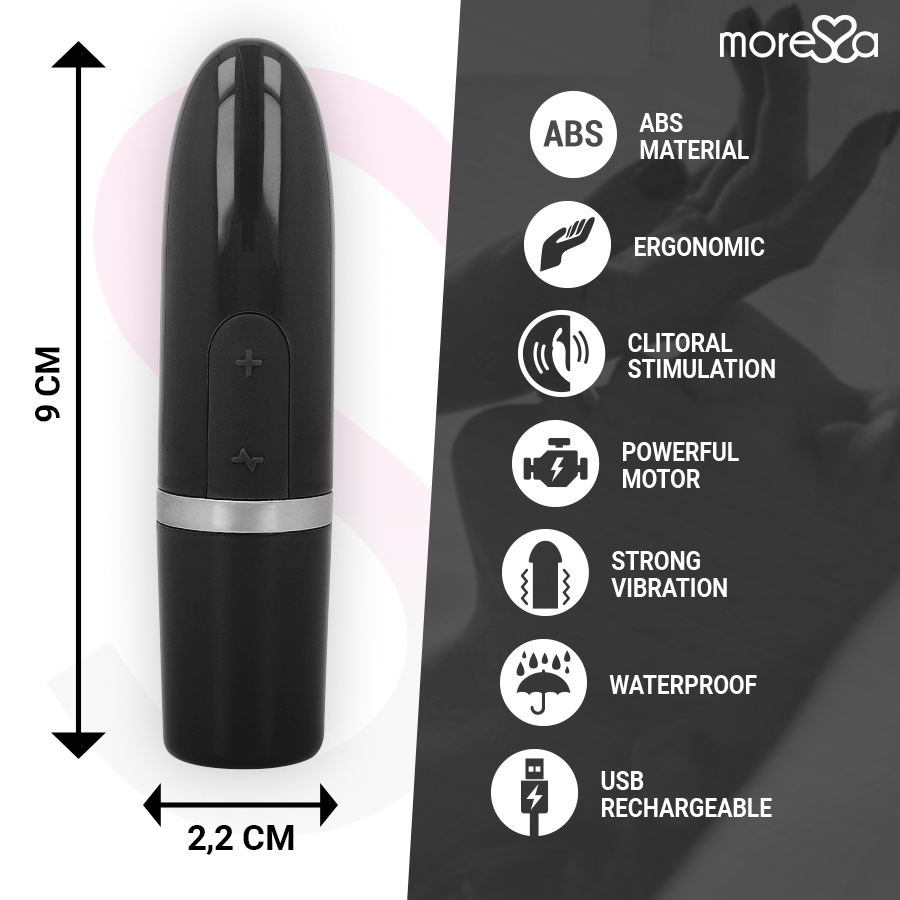 Moressa – Ivy Vibrator Stimulator Reise Schwarz