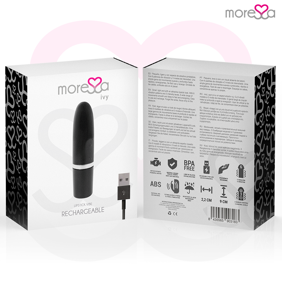 Moressa – Ivy Vibrator Stimulator Reise Schwarz