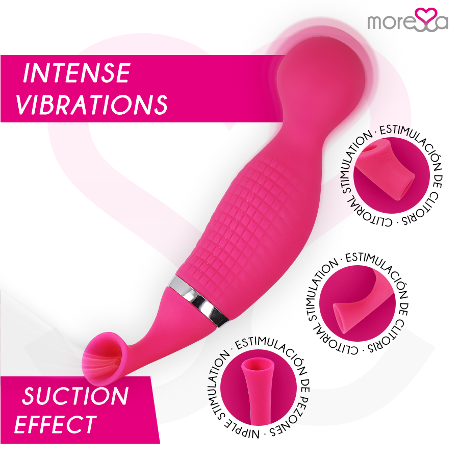 Moressa Kirk Duo Suction + Multi-Performance Massager Premium Silik...