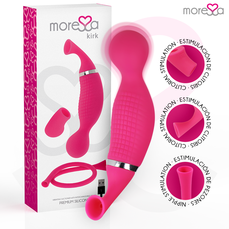 Moressa Kirk Duo Suction + Multi-Performance Massager Premium Silik...