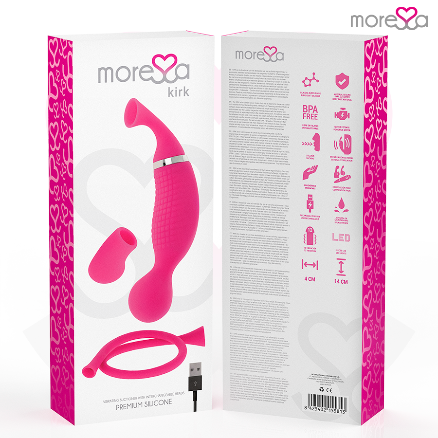 Moressa Kirk Duo Suction + Multi-Performance Massager Premium Silik...