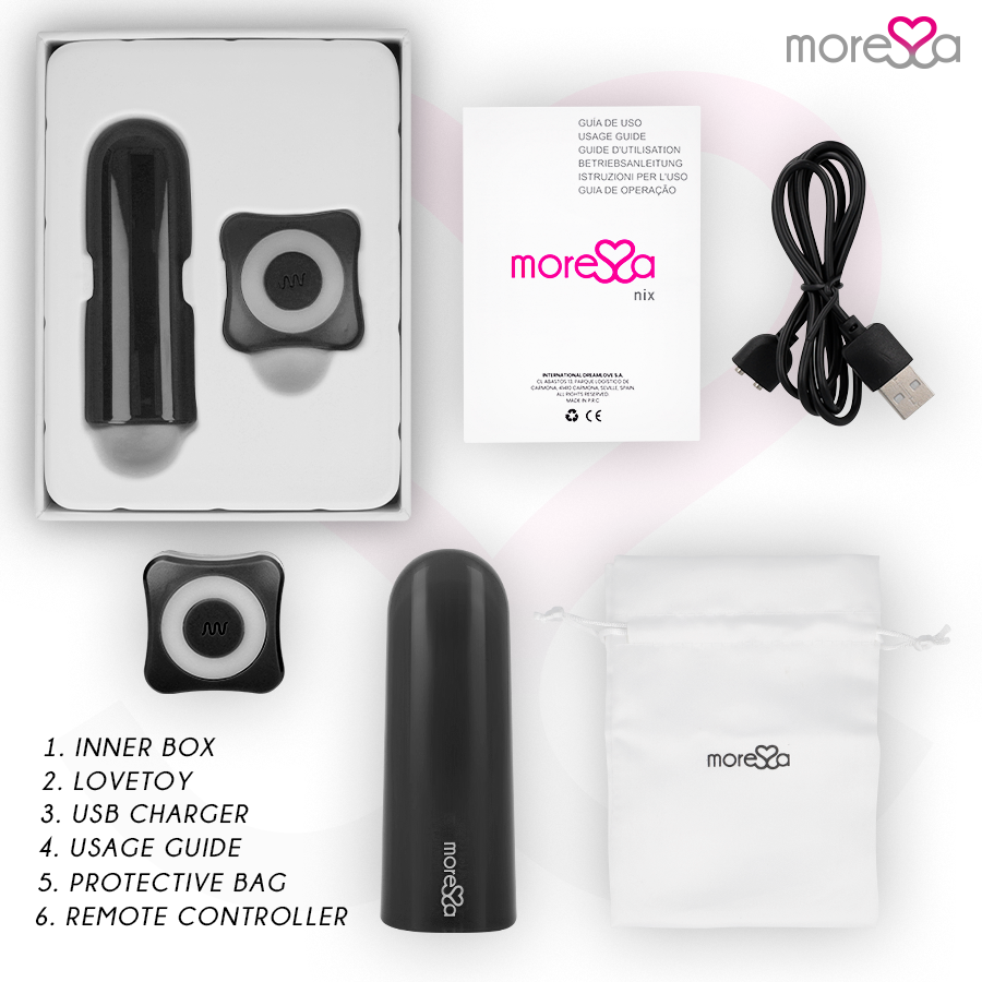 Moressa – Nix Vibrator Fernbedienung Schwarz