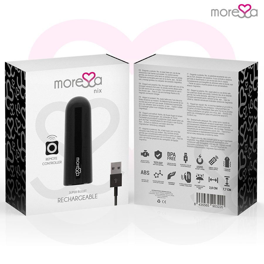 Moressa – Nix Vibrator Fernbedienung Schwarz