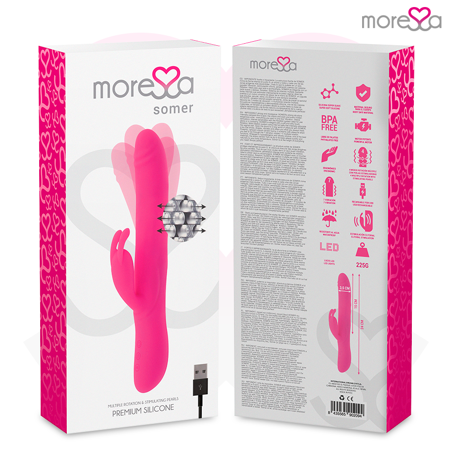 Moressa Somer Premium Vibrator Mit Mehrfachdrehung