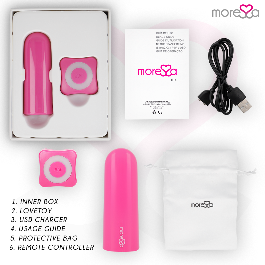 Moressa – Nix Vibrator Fernbedienung Rosa