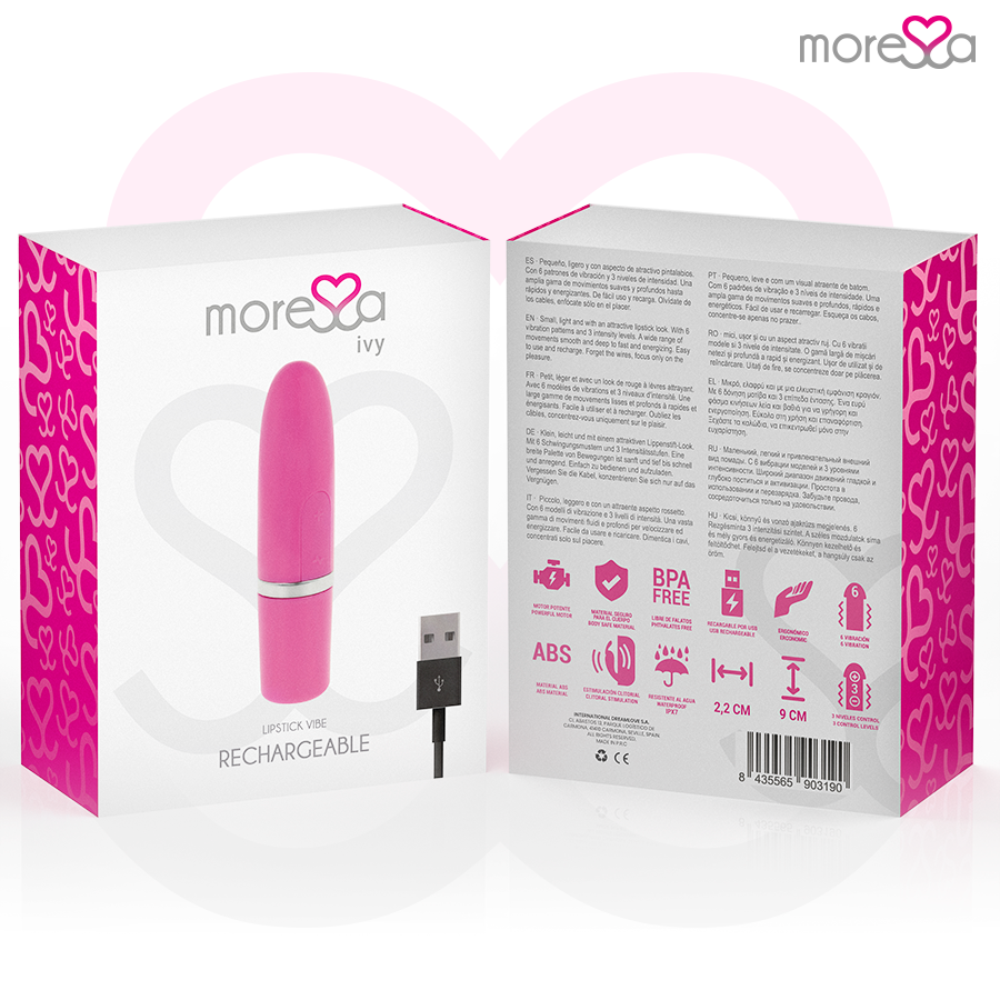 Moressa – Ivy Vibrator Stimulator Reise Rosa