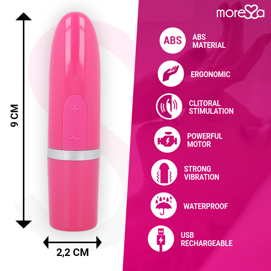 Moressa – Ivy Vibrator Stimulator Reise Rosa