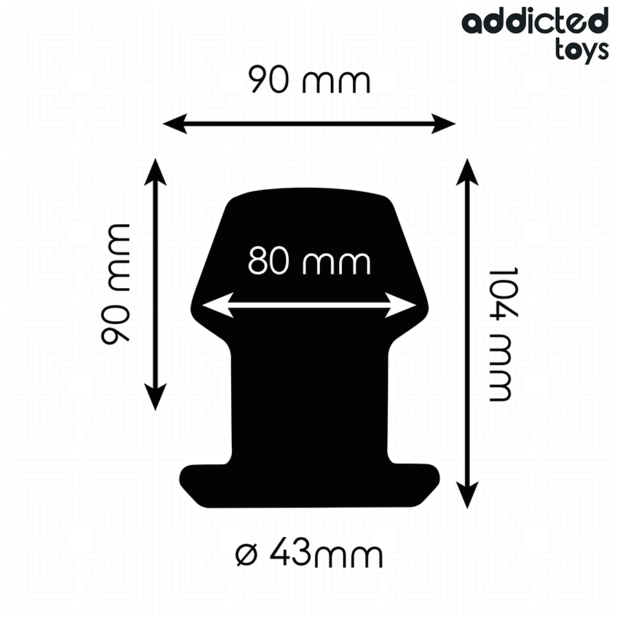 Addicted Extrem Hohl Anal Plug Grösse L 10,4 cm