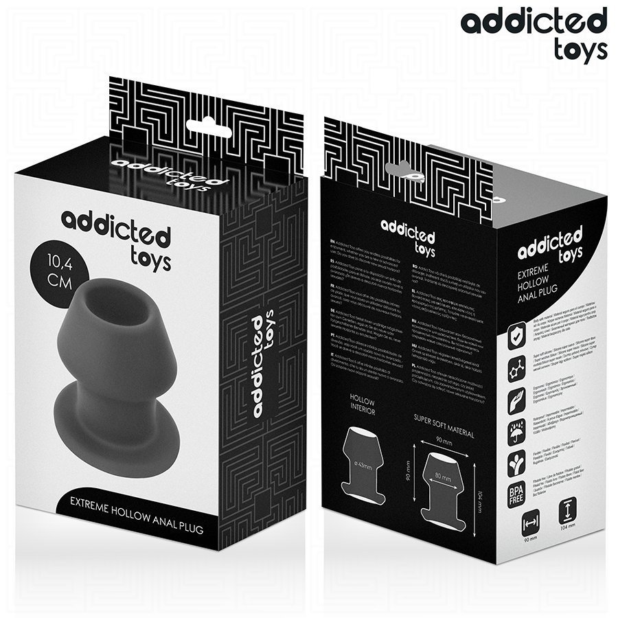 Addicted Extrem Hohl Anal Plug Grösse L 10,4 cm