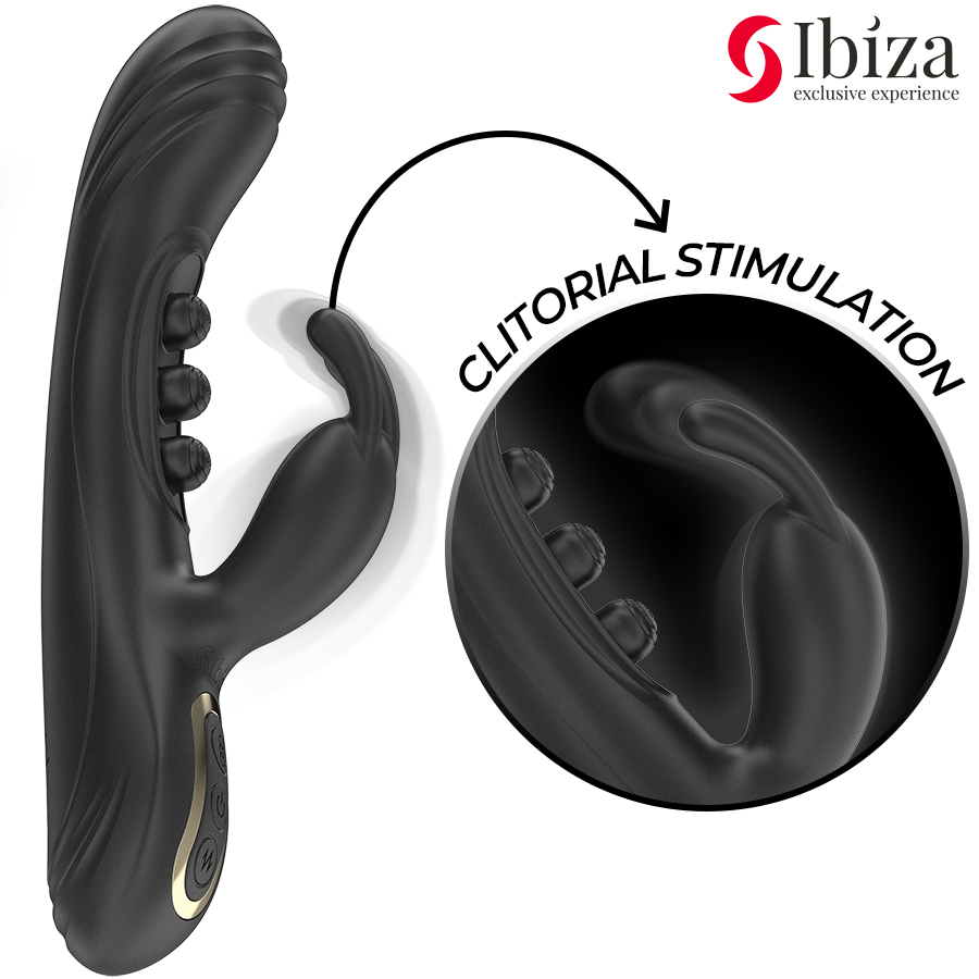 Ibiza Pulsierender Rabbit-Vibrator – 2 Motoren, 7 Modi