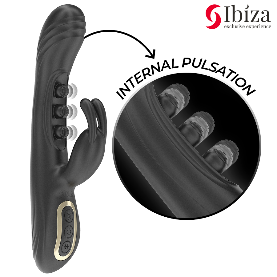 Ibiza Pulsierender Rabbit-Vibrator – 2 Motoren, 7 Modi