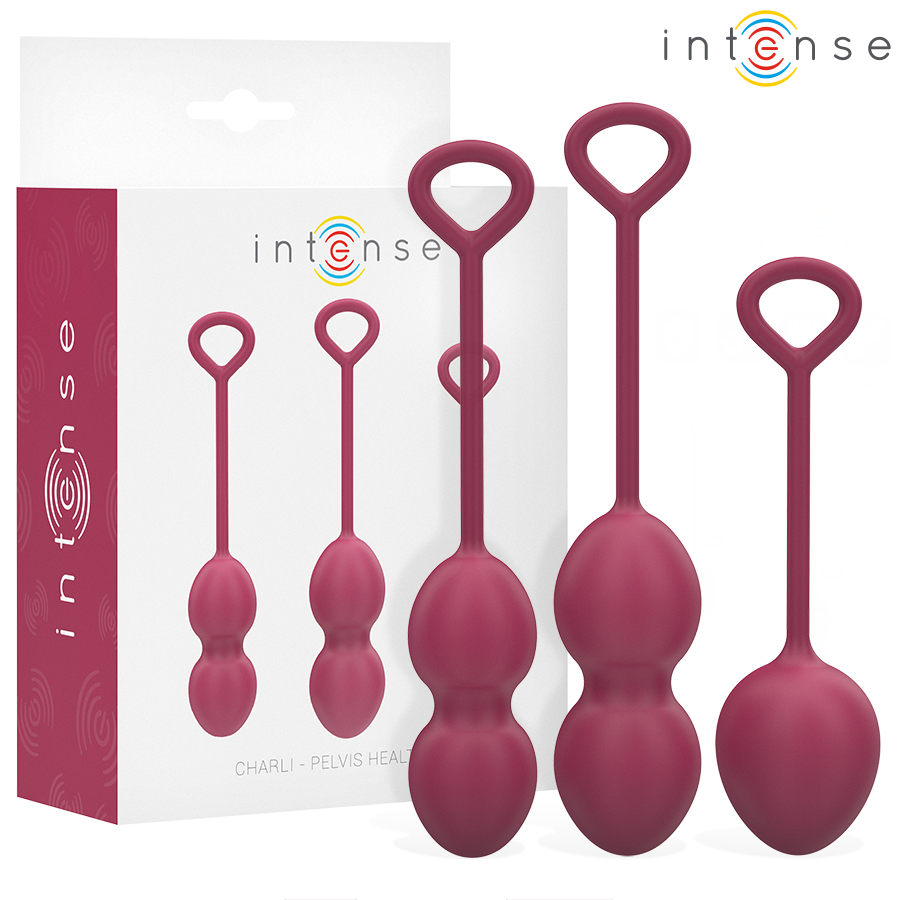 Intense Charli Kegel Ball Kit – Weinrot