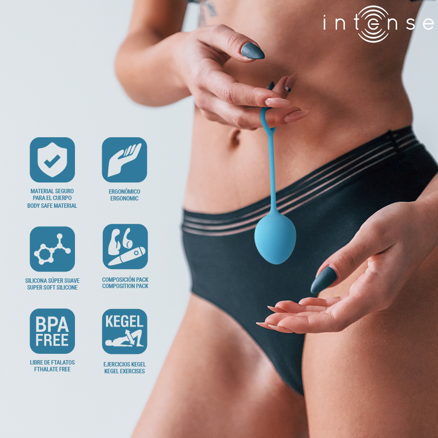 Intense Charli Kegel Ball Kit – Blau