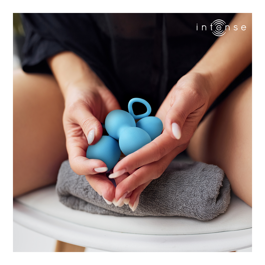 Intense Charli Kegel Ball Kit – Blau