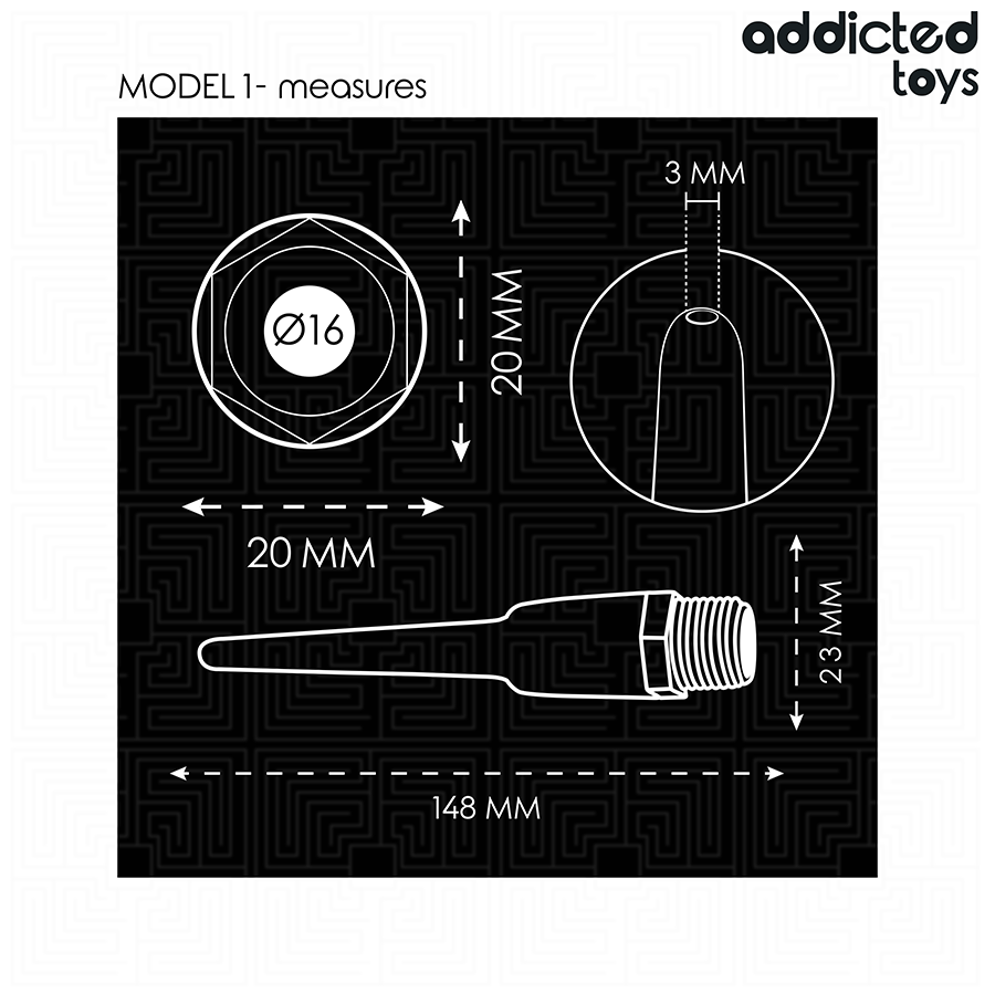 Addicted Toys Anal-Reiniger Modell 1 – Universaladapter