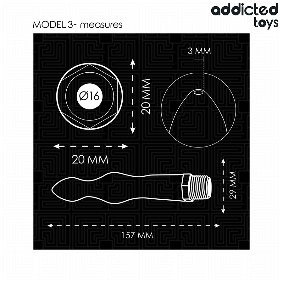 Addicted Toys Anal-Reiniger Modell 4 – Universaladapter